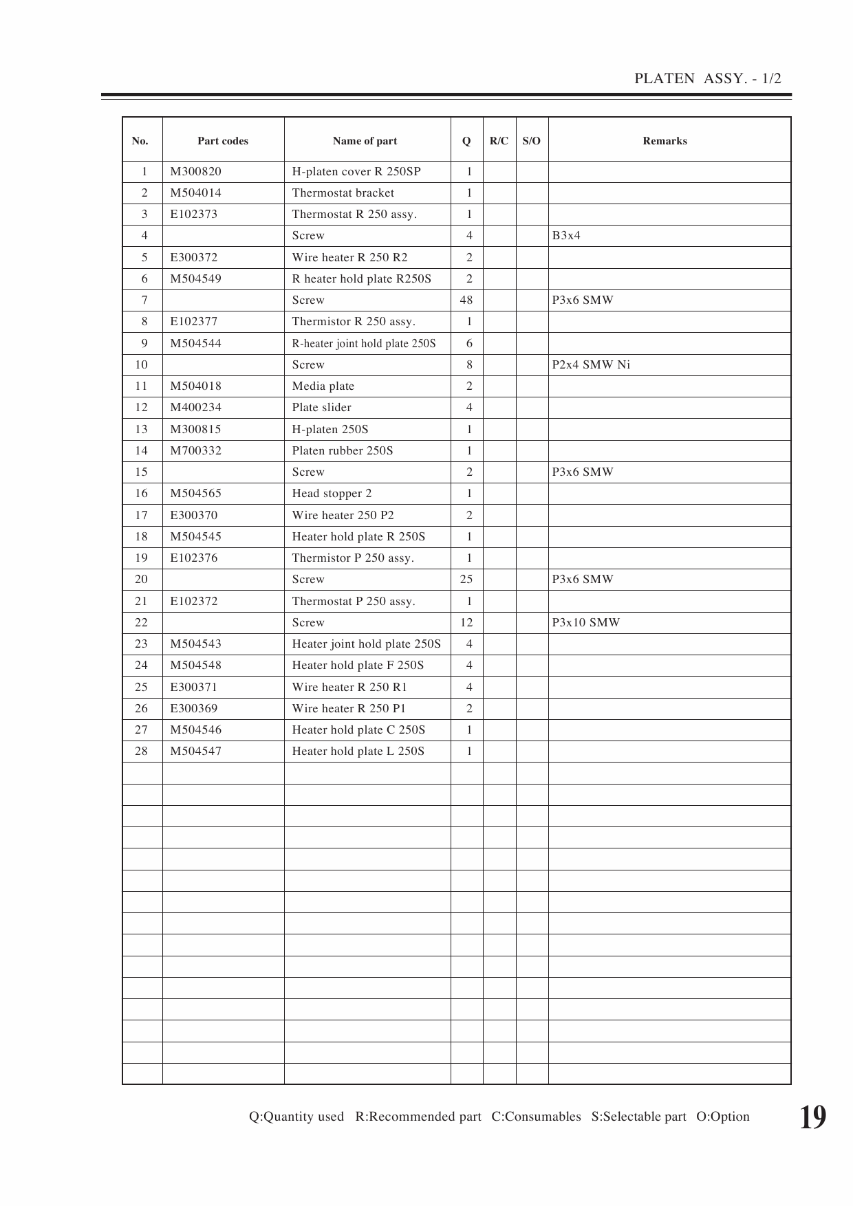 MIMAKI JV3 250SP MECHANICAL DRAWING Parts Manual-6